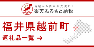 楽天ふるさと納税　福井県越前町　返礼品一覧